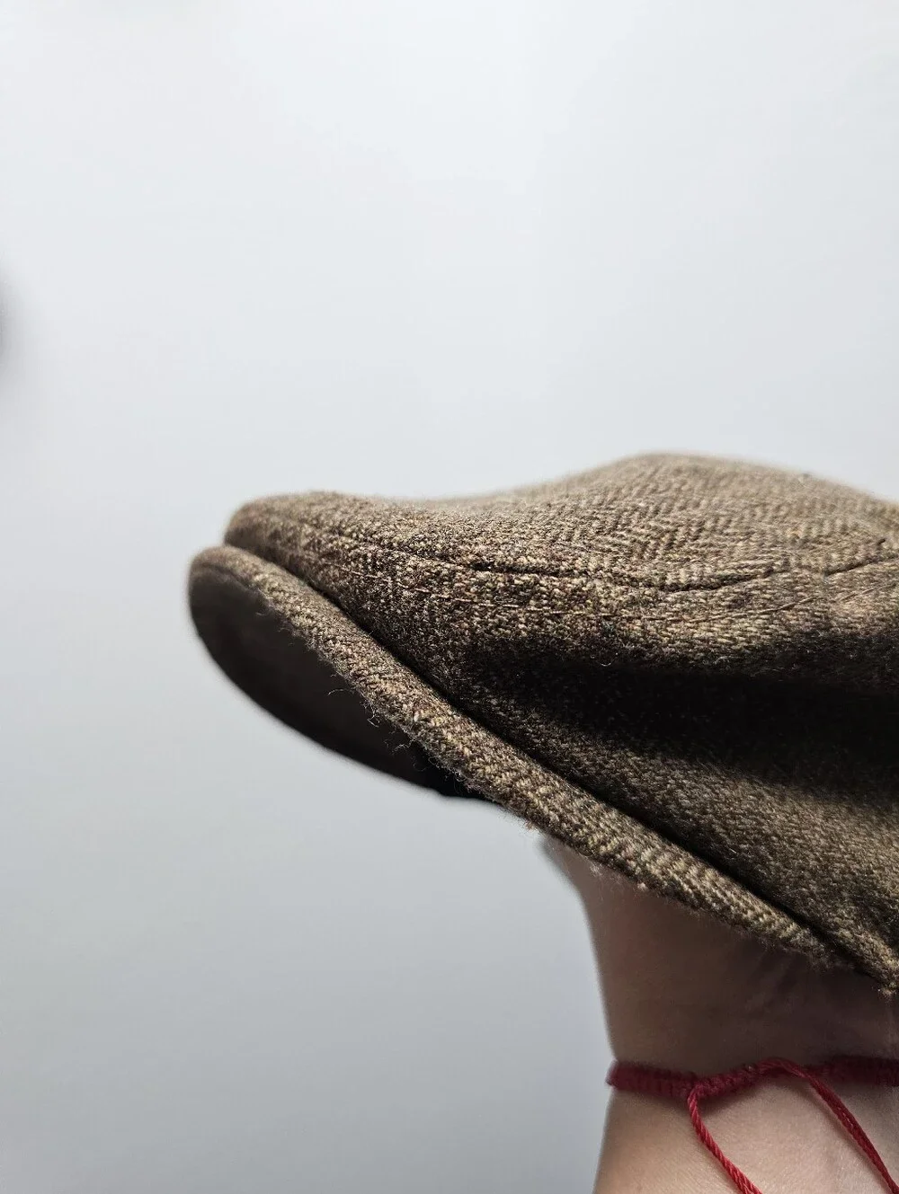 Boys Brown Tweed Flat Cap Size 2T - 5T